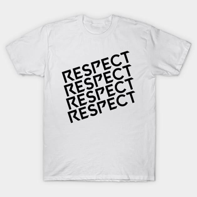 Respect-motivational words T-Shirt by Kimpoel meligi